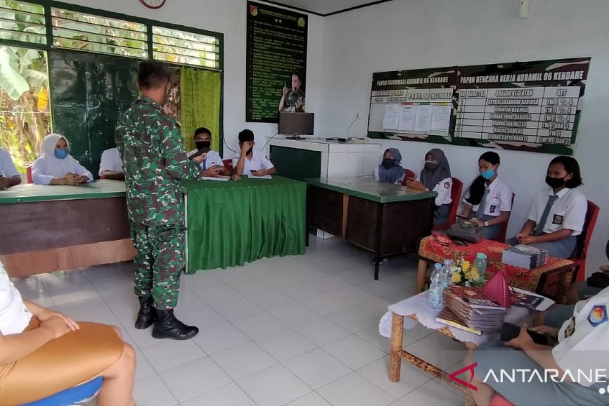 Dandim Sangihe instruksikan Danramil siapkan internet bagi siswa