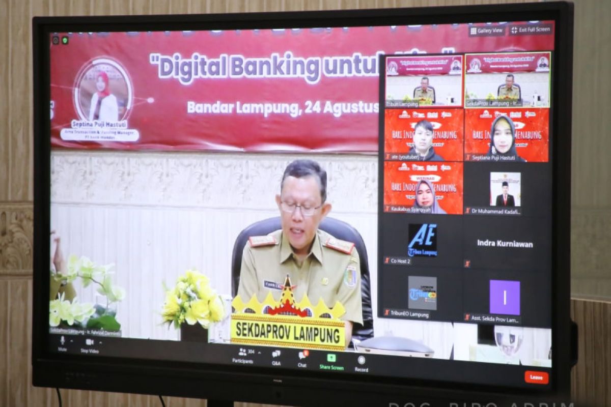 Pemprov Lampung perkenalkan digital banking kepada masyarakat