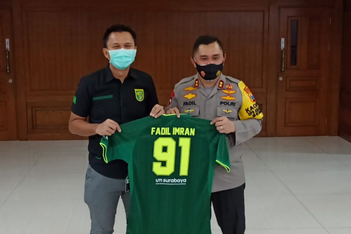 Presiden Persebaya temui Kapolda Jatim bahas rencana bergulirnya Liga 1