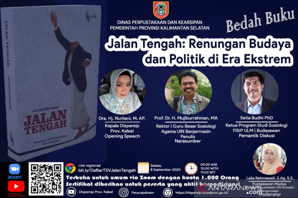 Dispersip bedah buku karya Rektor UIN Antasari Banjarmasin