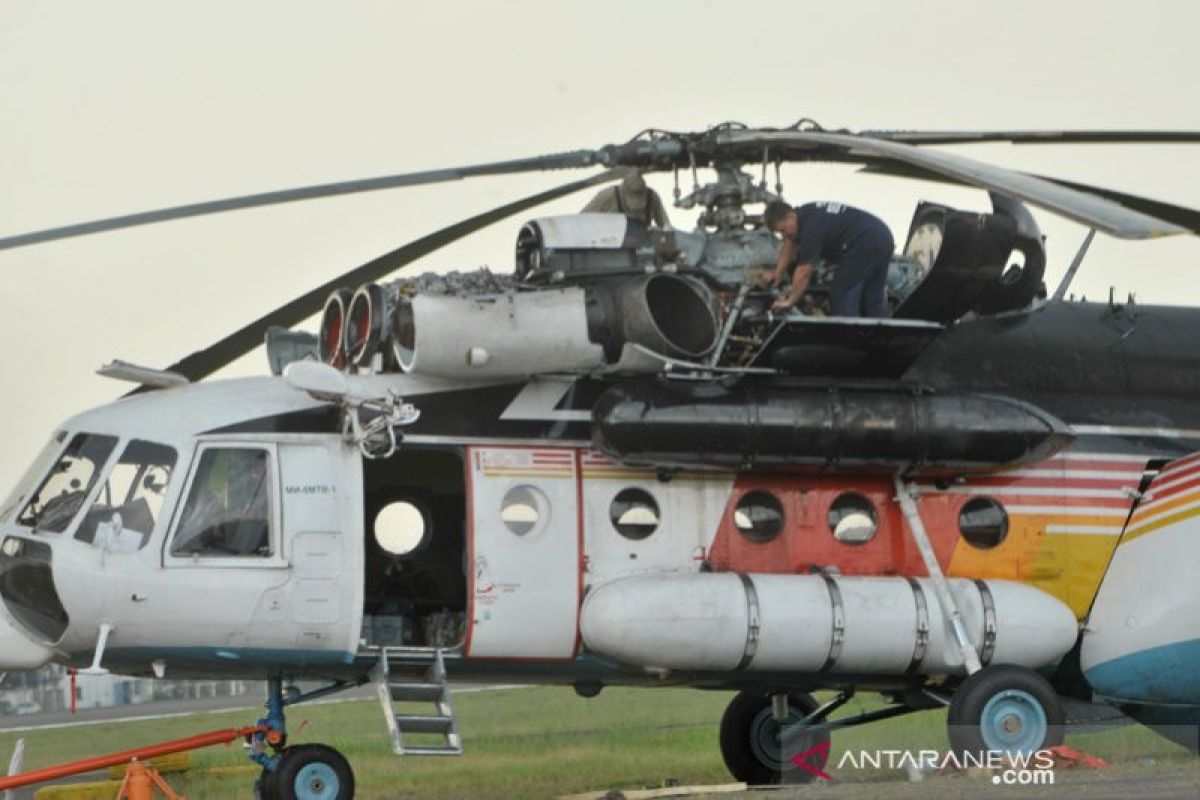 Kru helikopter pemadam karhutla sumsel asal Rusia  ditemukan meninggal