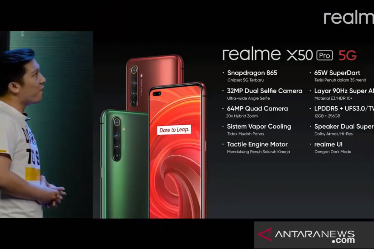 Realme X50 Pro 5G resmi masuk Indonesia