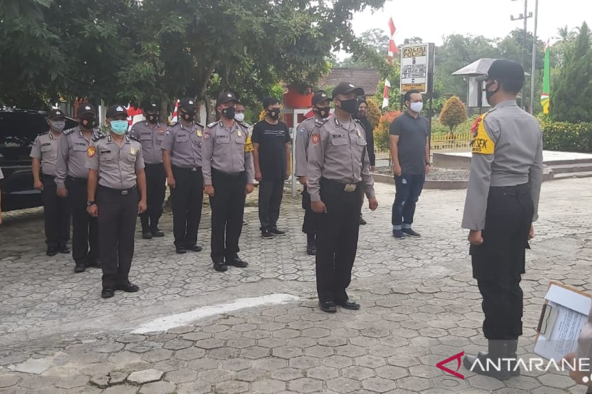 Polsek Merawang gencar awasi penerapan prokes COVID-19