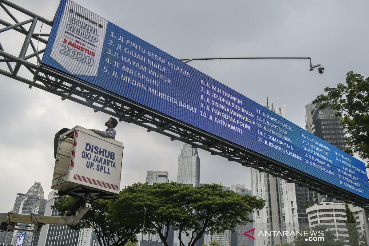 Terkait ganjil-genap, Polda Metro tunggu aturan PSBB Total