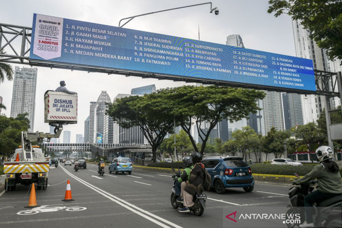 Satgas COVID-19 minta Jakarta evaluasi penerapan sistem ganjil-genap