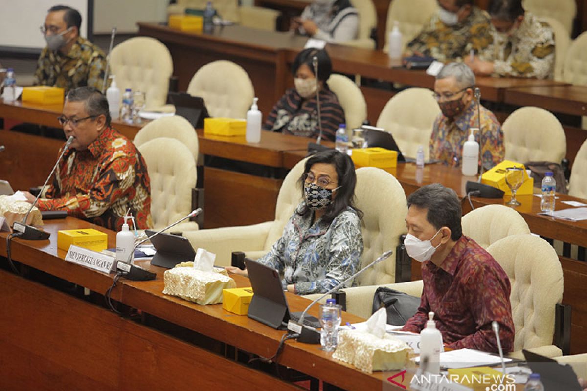 Ekonomi tumbuh nol persen triwulan III butuh upaya keras, kata Sri Mulyani