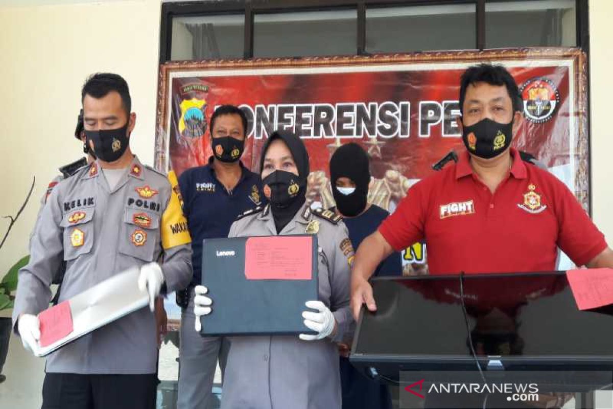 Mencuri barang elektronik kantor desa,  residivis diringkus polisi