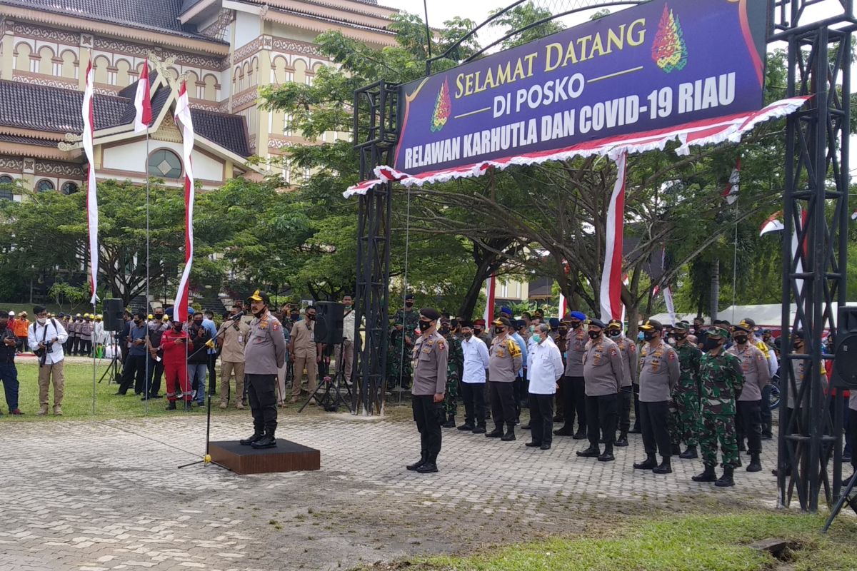 Kabaharkam ingatkan Riau ancaman resesi di tengah Covid-19 dan Karhutla