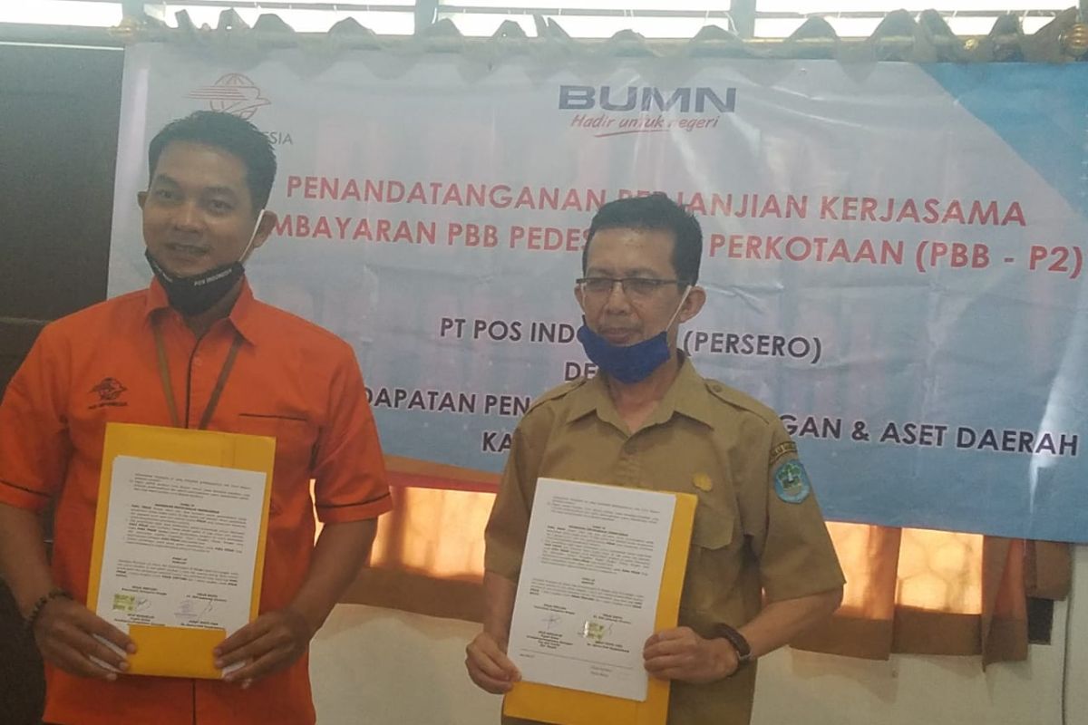 Pemkab Bangka perkuat kerja sama dengan PT. Pos Indonesia