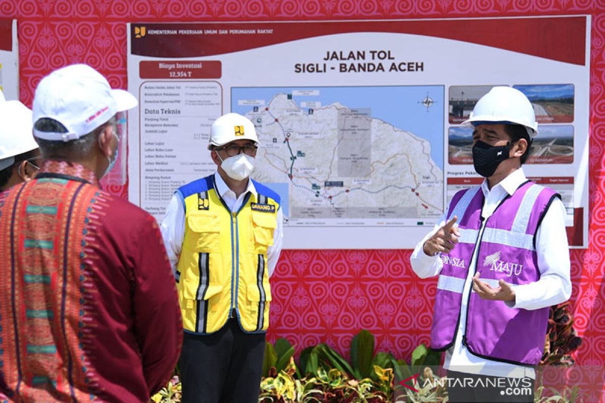 Presiden beri penghargaan setinggi-tingginya bagi jajaran di Aceh