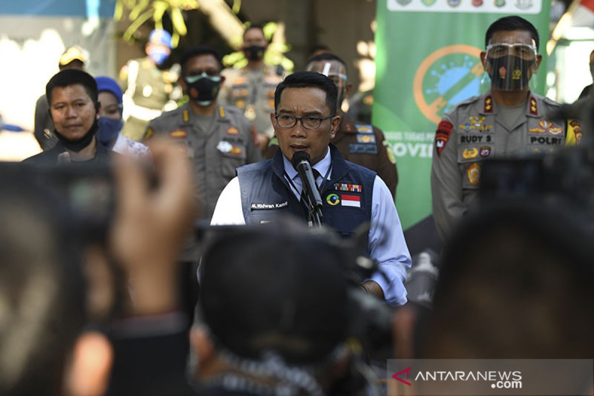 Gubernur Jabar pantau penyebaran COVID-19 setelah libur panjang