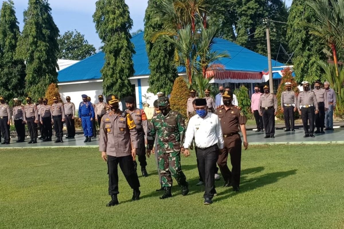 296 personil  Polres Pasaman Barat  siap amankan Pilkada 2020