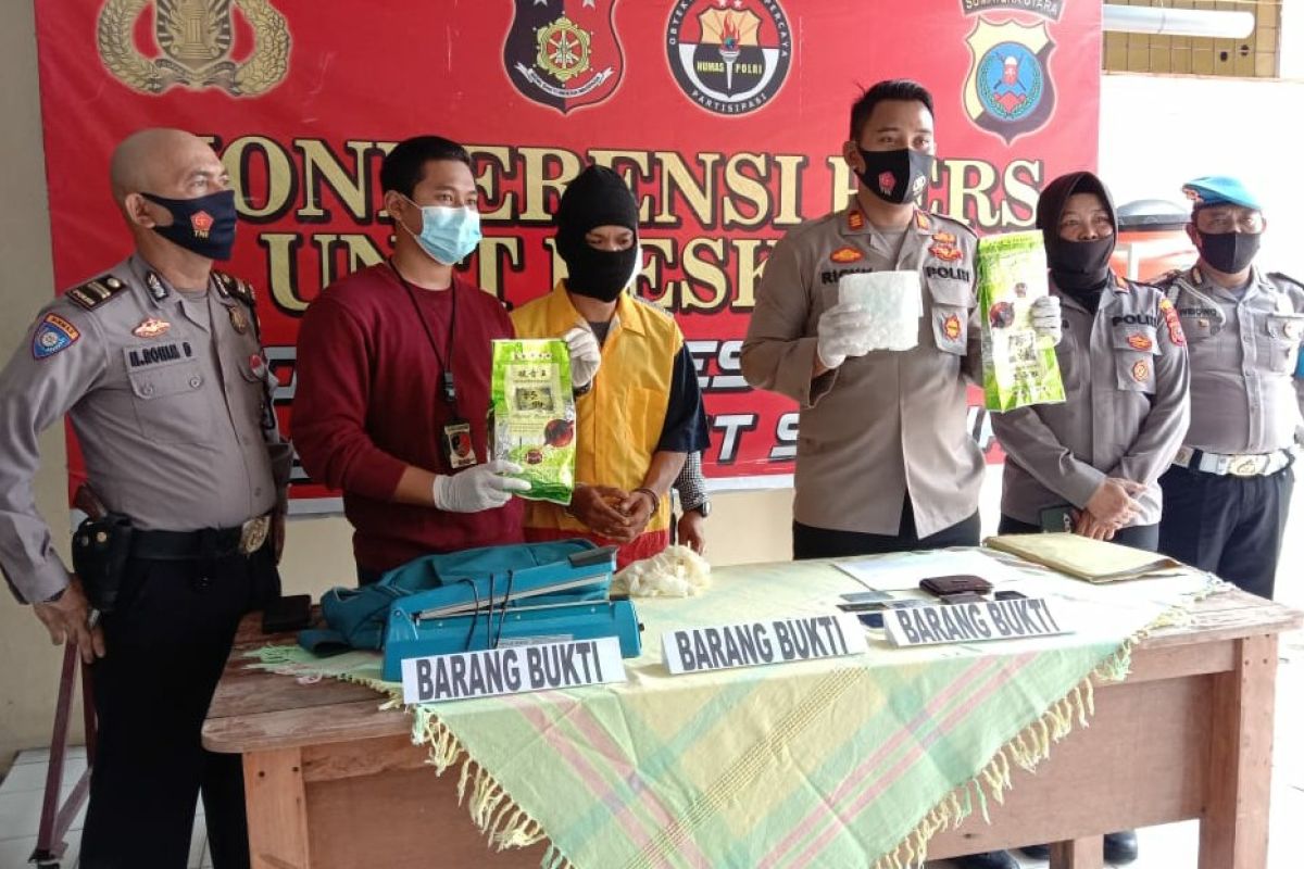 Polisi ringkus eks napi pengedar narkoba di Medan
