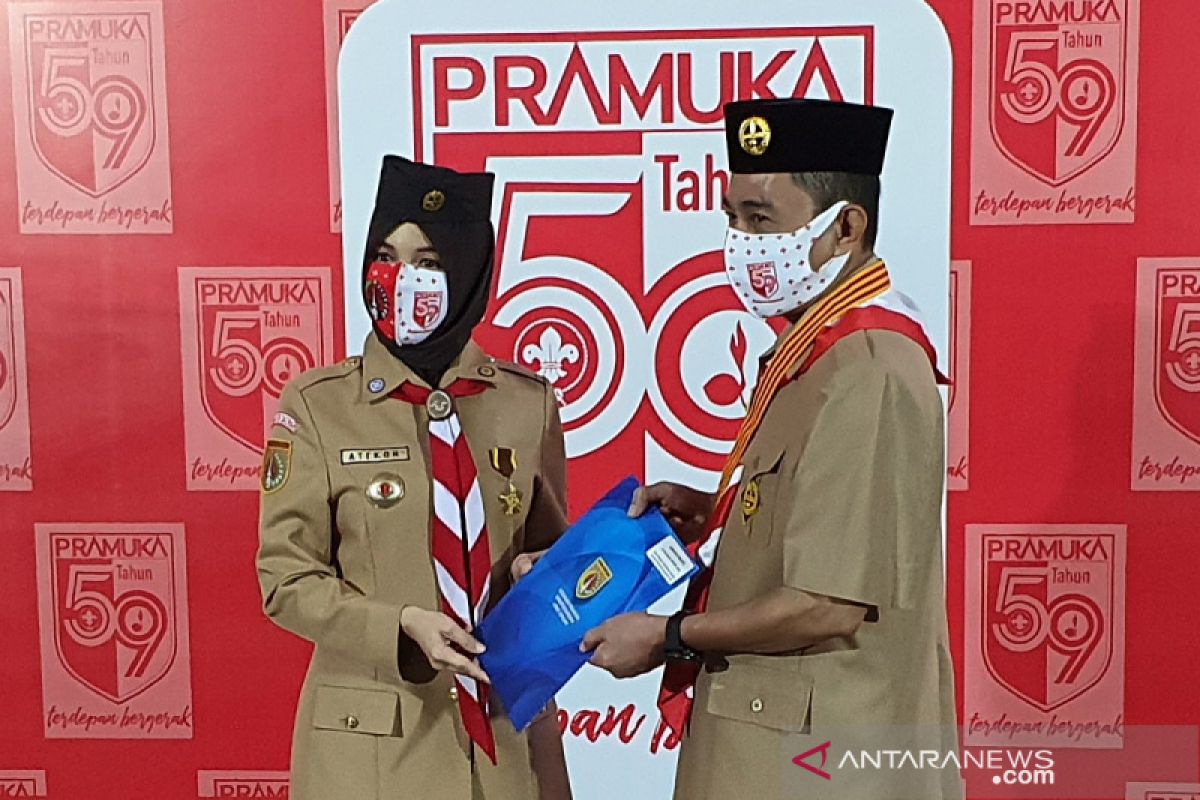 Bupati Pati Haryanto terima Lencana Melati Gerakan Pramuka