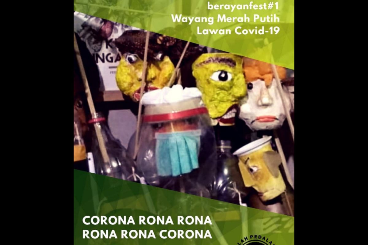 "Corona oh corona" dari pentas virtual Wayang Botol