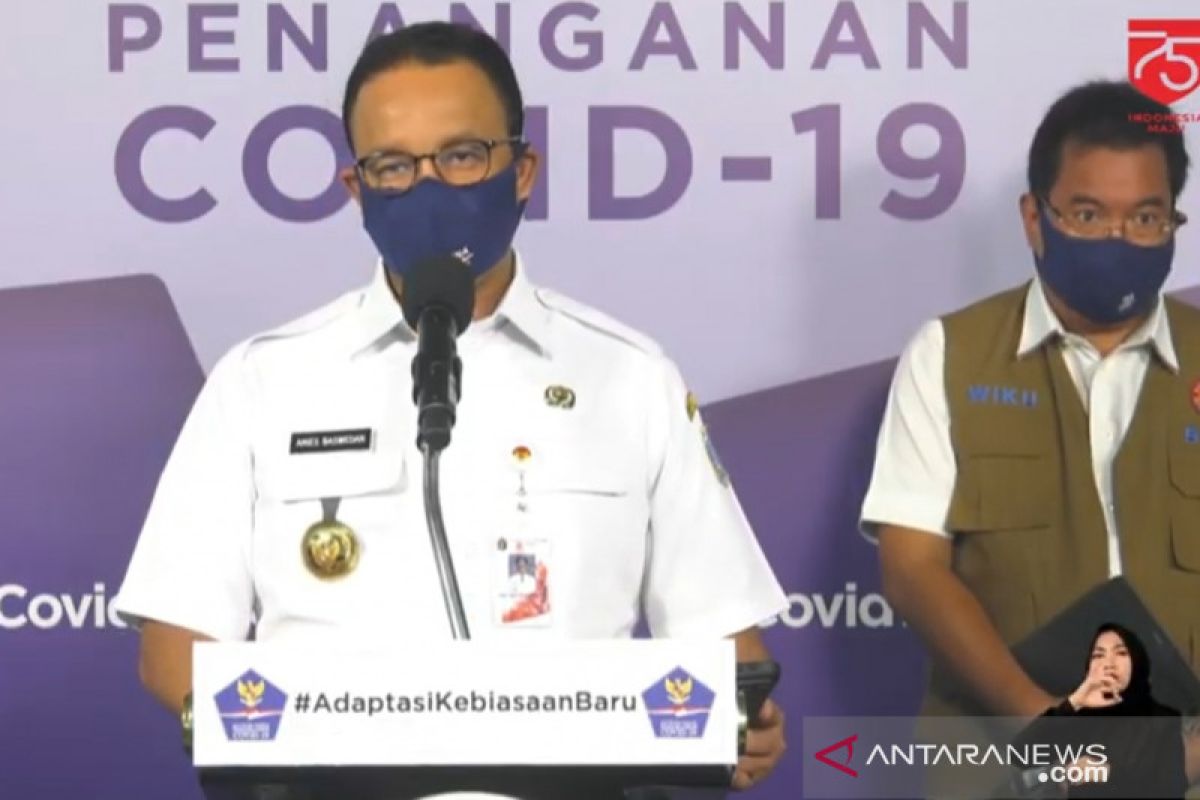 Anies kembali memberlakukan PSBB Total