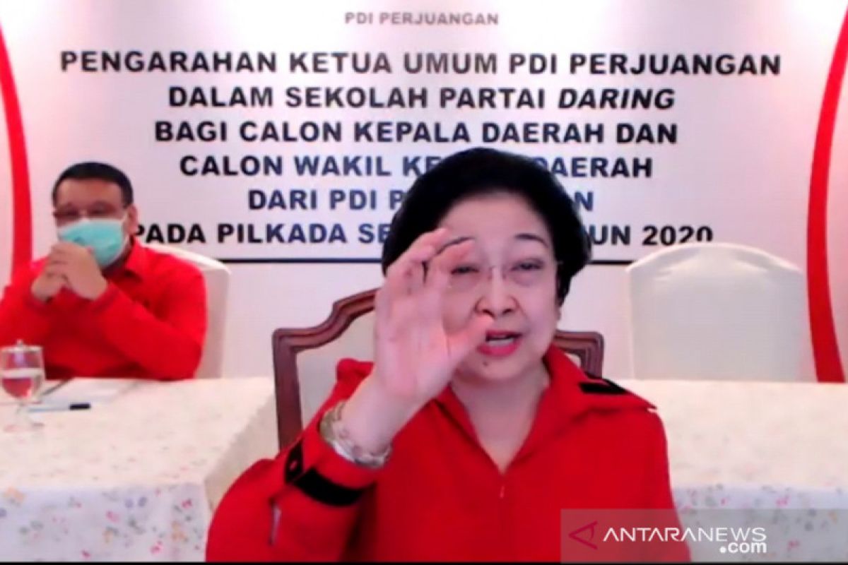 Megawati sebut ada kader yang marah tak direkomendasikan maju di pilkada