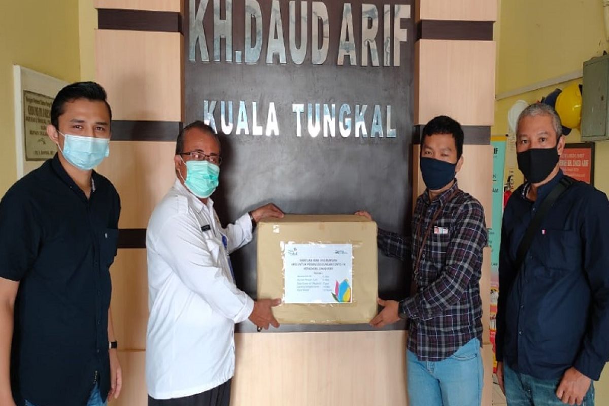 Satgas BUMN Jambi bantu alat kesehatan ke RSUD Daud Arief Kualatungkal