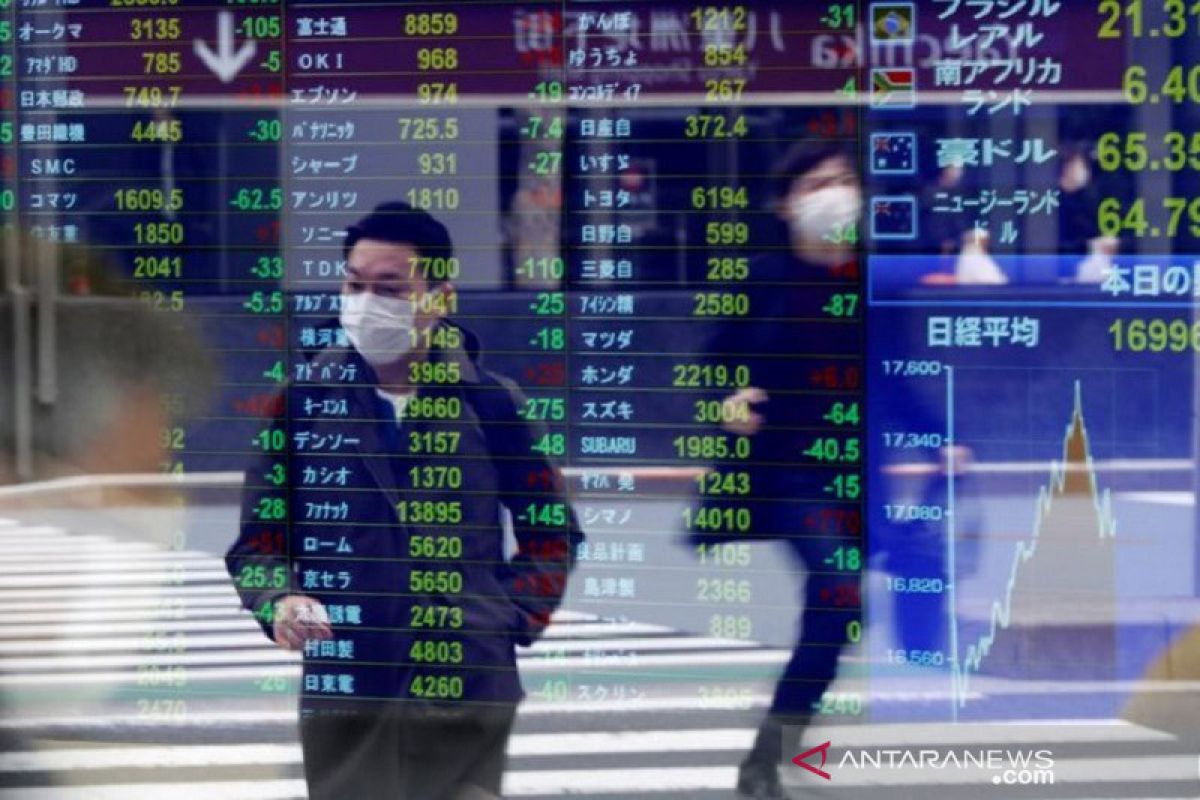 Saham Tokyo ditutup lebih tinggi didukung data kuat perdagangan China