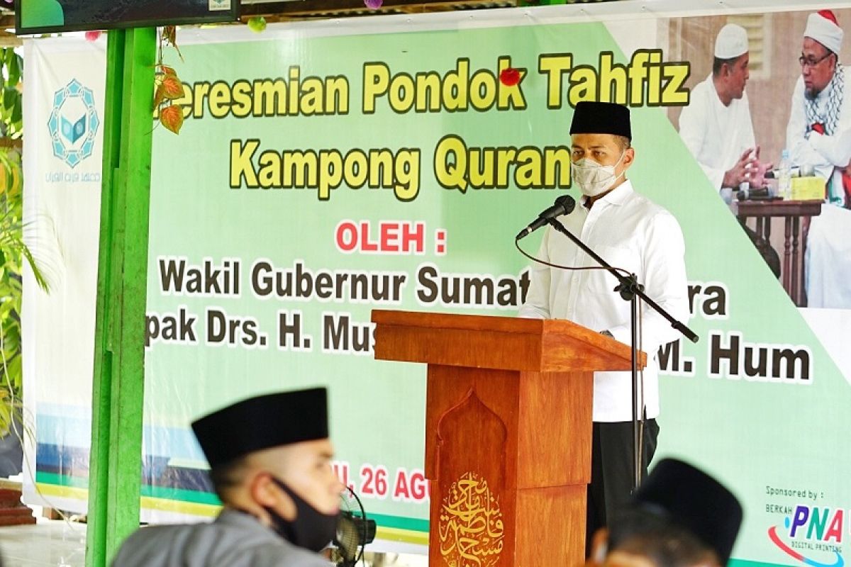 Wagub Sumut resmikan Pondok Tahfiz Kampong Quran Tanjungpura