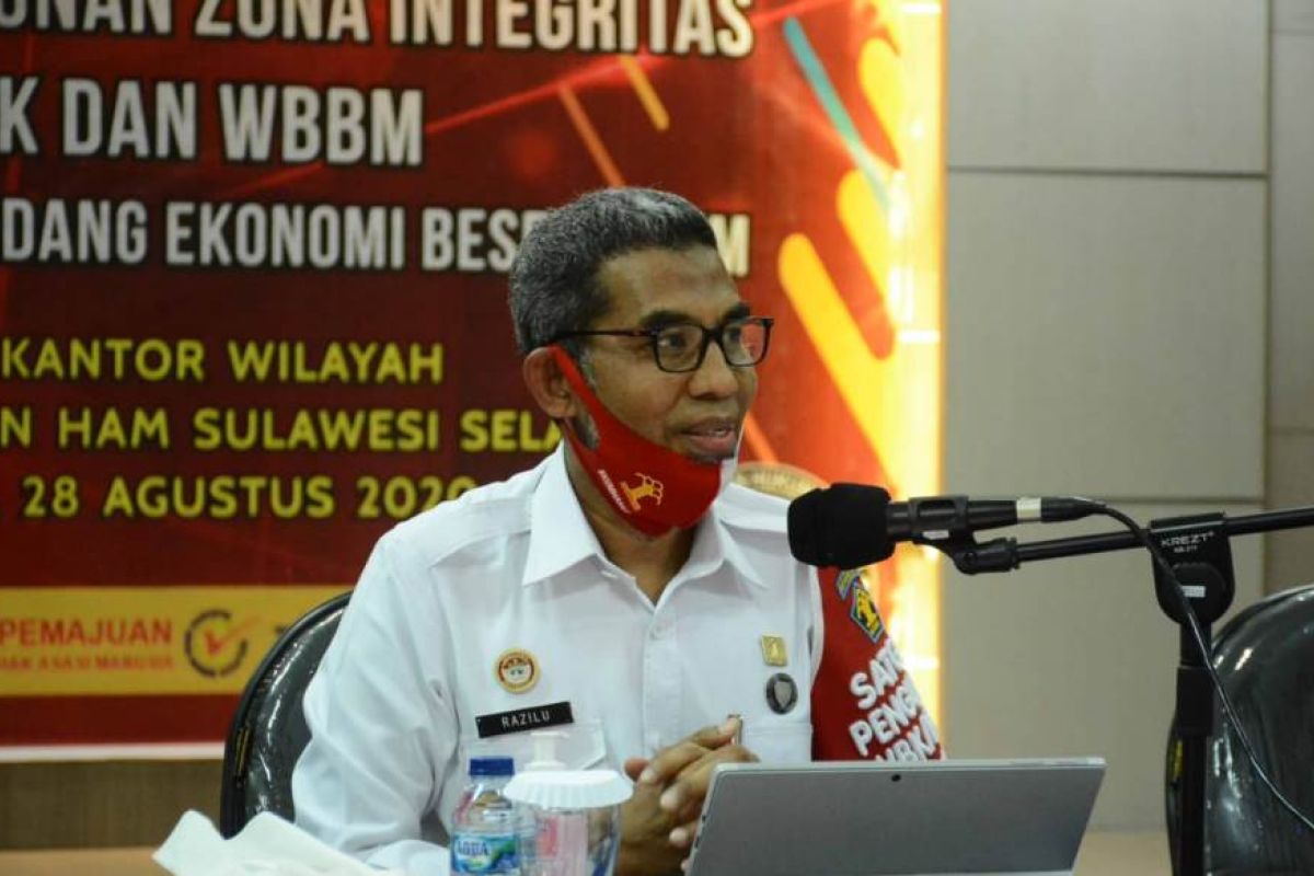 Staf Ahli Menkumham evaluasi pembangunan zona integritas di Sulsel