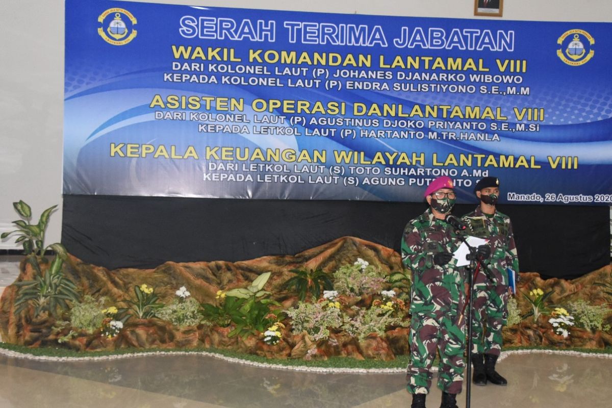 Kolonel Laut Endra Sulistiyono jabat Wadan Lantamal VIII