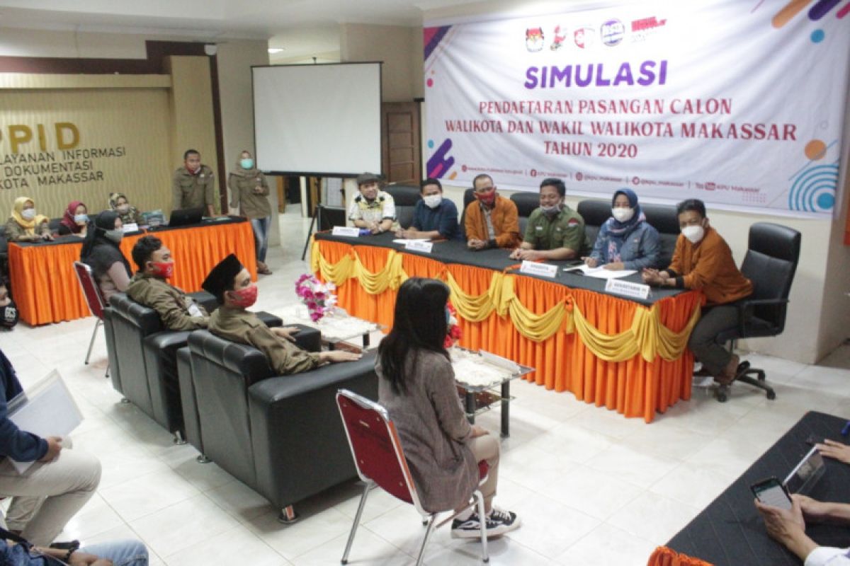 KPU Makassar gelar simulasi jelang pendaftaran kandidat