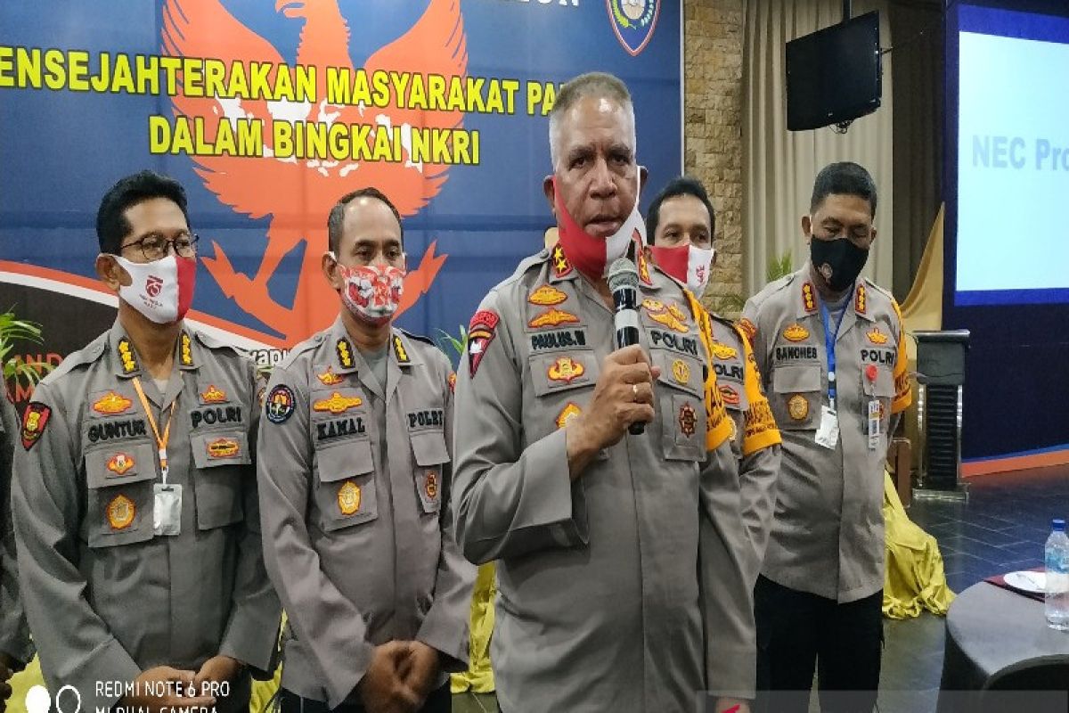 Kapolda Papua  evaluasi kamtibmas pasca pembunuhan  di Kab. Yahukimo