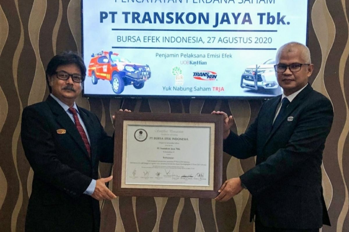 Perusahaan penyewaan kendaraan Transkon Jaya melantai di bursa