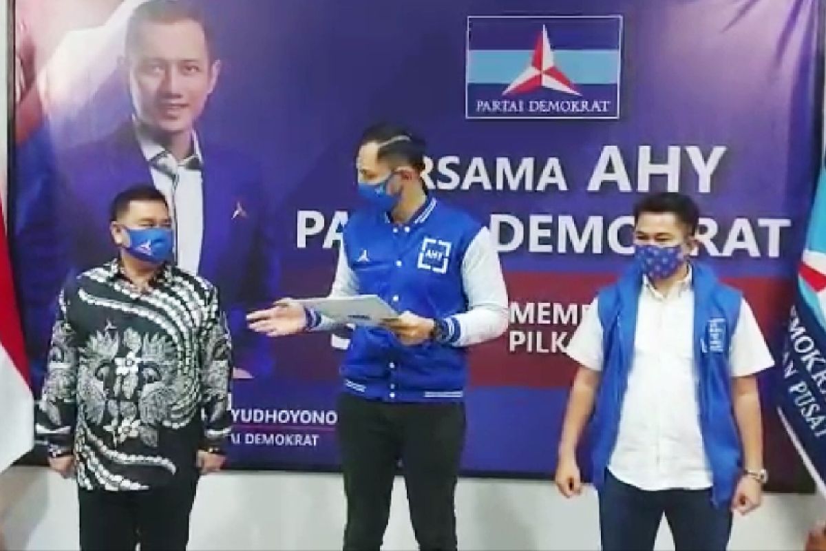 AHY umumkan Demokrat usung Halikinnor-Irawati