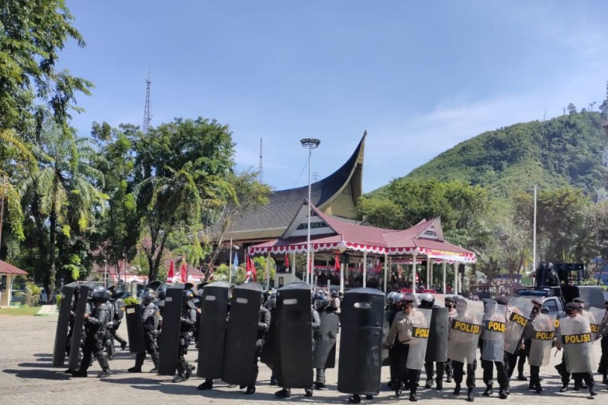 Polres Sibolga gelar simulasi sispamkota pengamanan Pilkada