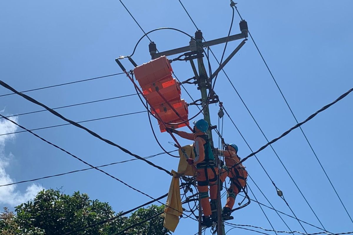 Kurangi gangguan dan lama padam, PLN operasikan satu jalur jaringan baru di Lombok Barat