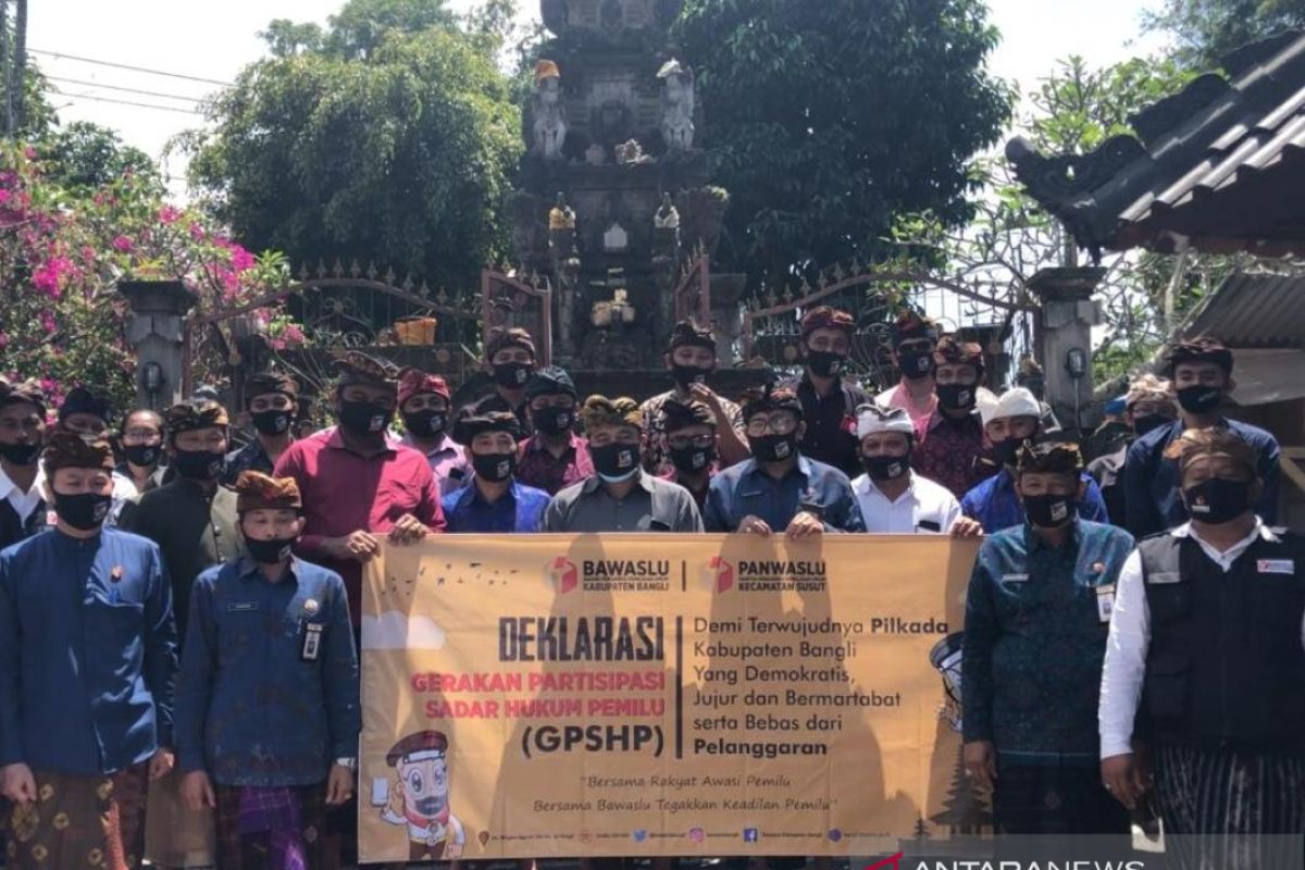 Cegah pelanggaran pilkada, Bawaslu Bali canangkan Desa Sadar Hukum Pemilu di Bangli