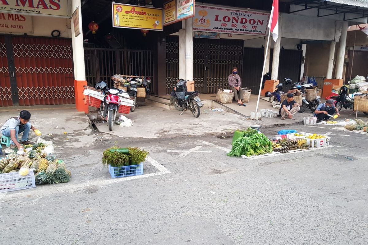 Disperindag Singkawang lakukan pembatasan berjualan bagi pedagang