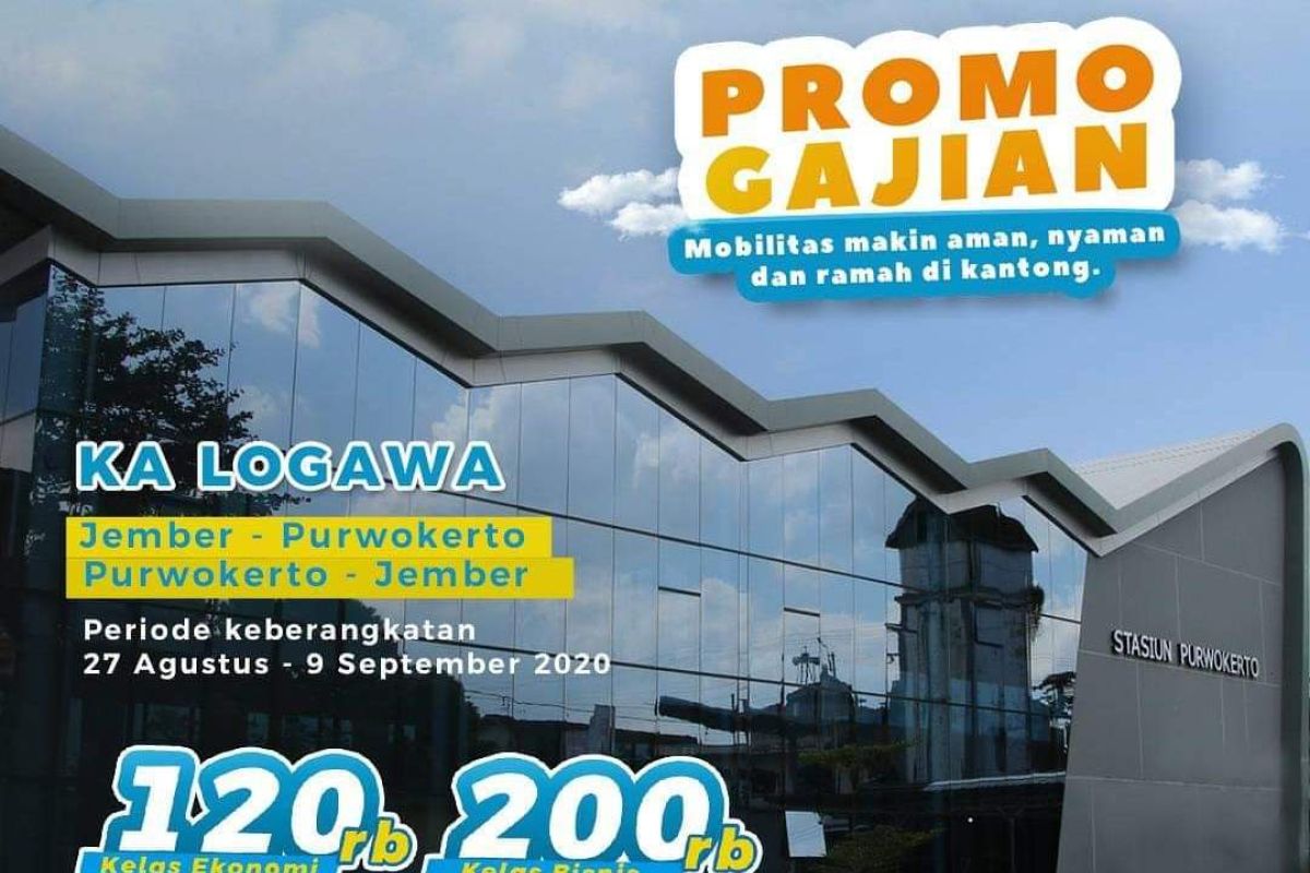 Daop Madiun  siap layani penumpang KA Logawa dengan tarif promo