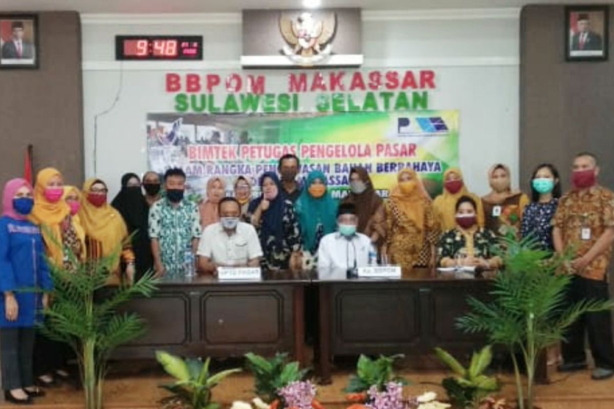 BPOM dan PD Pasar Makassar kerja sama awasi keamanan pangan