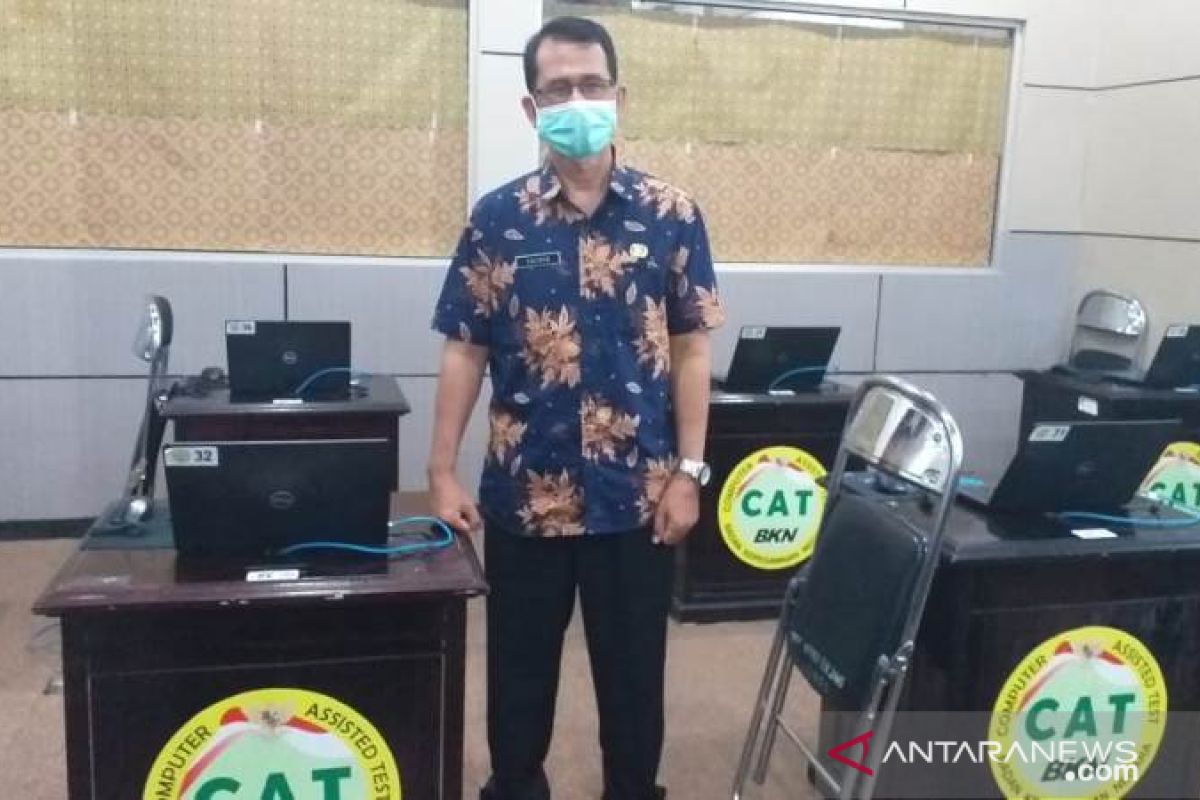 BKPSDM Belitung terapkan protokol kesehatan di pelaksanaan tes SKB CASN