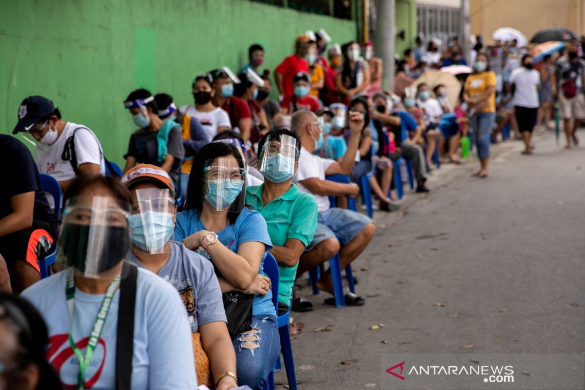 Polisi Filipina positif virus corona bertambah  223 orang