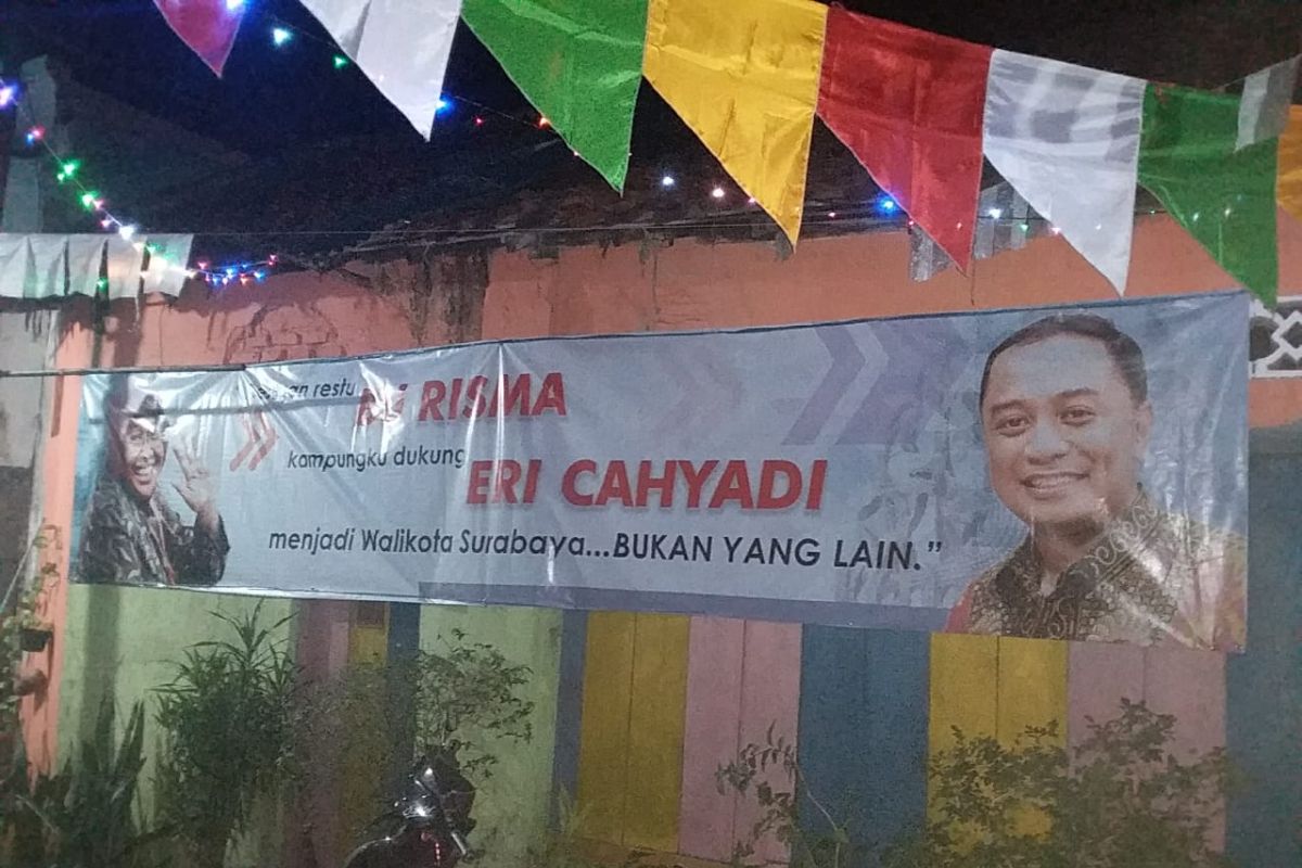 Putra Risma bentuk kampung relawan dukung Eri Cahyadi