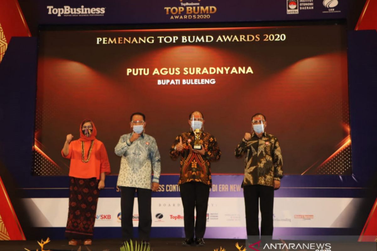 Buleleng raih empat penghargaan 'TOP BUMD Award 2020'