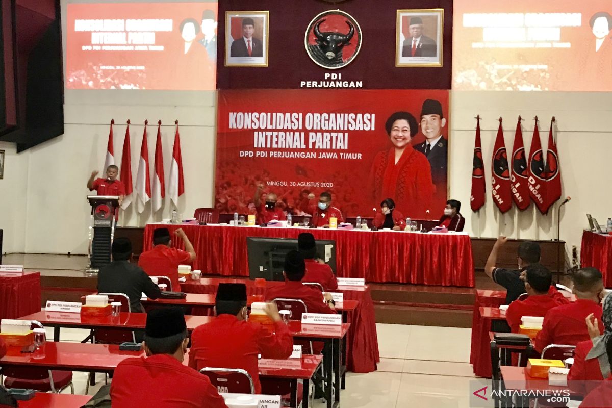 Hasto sebut PDIP solid bergerak menangkan Pilkada Surabaya