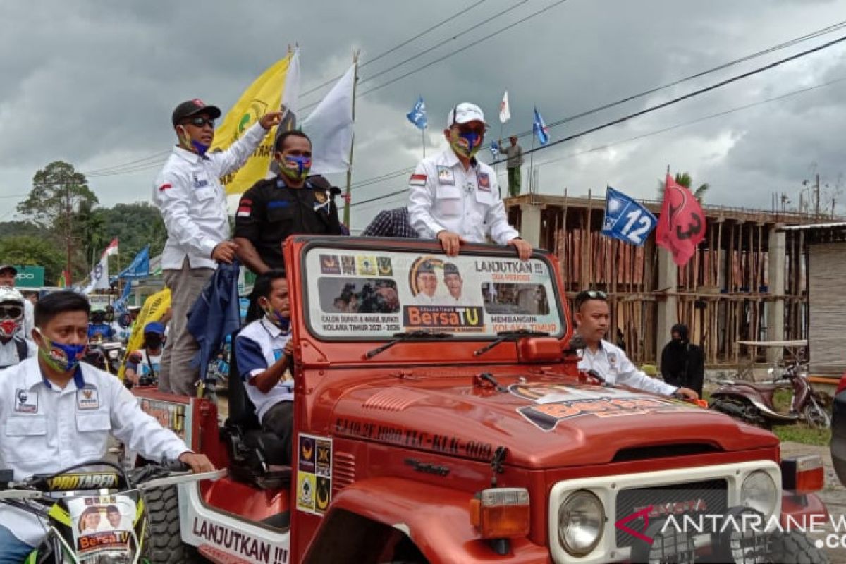 Ribuan simpatisan Tony - Baharuddin hadiri deklarasi calon Bupati