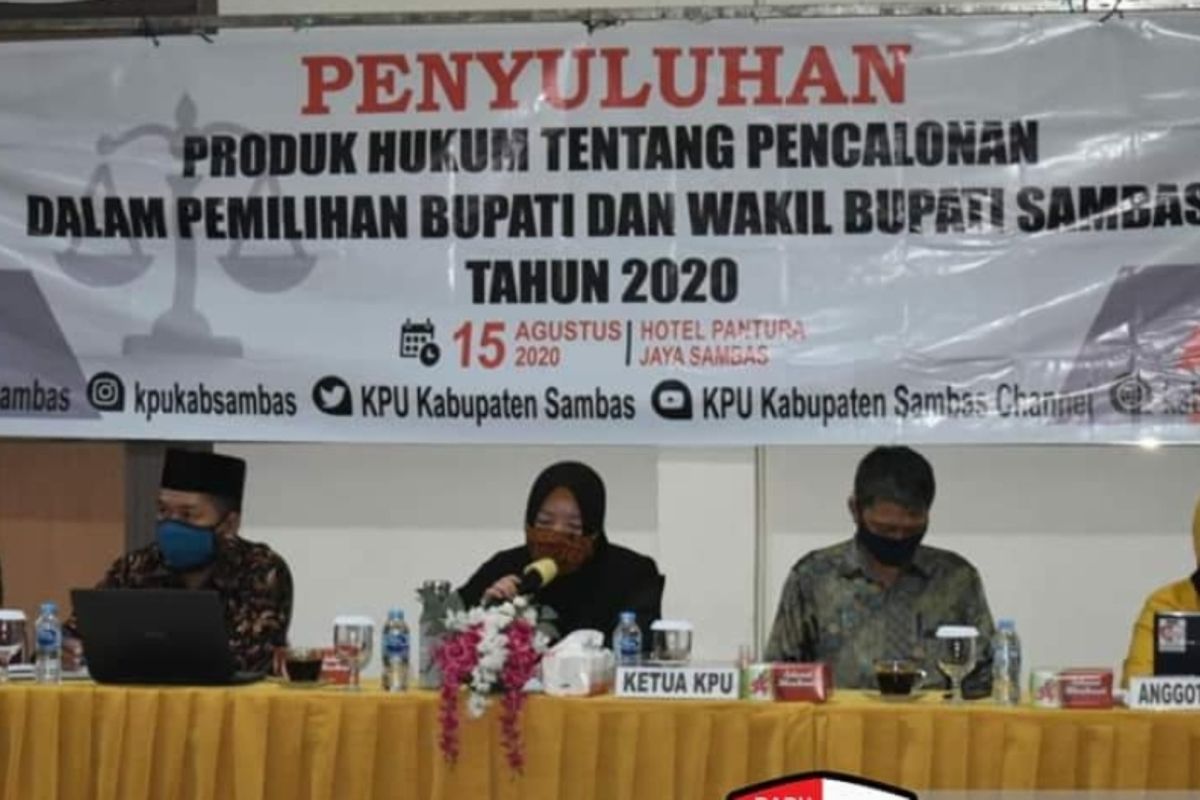 KPU Sambas matangkan persiapan pendaftaran bakal paslon Pilkada 2020