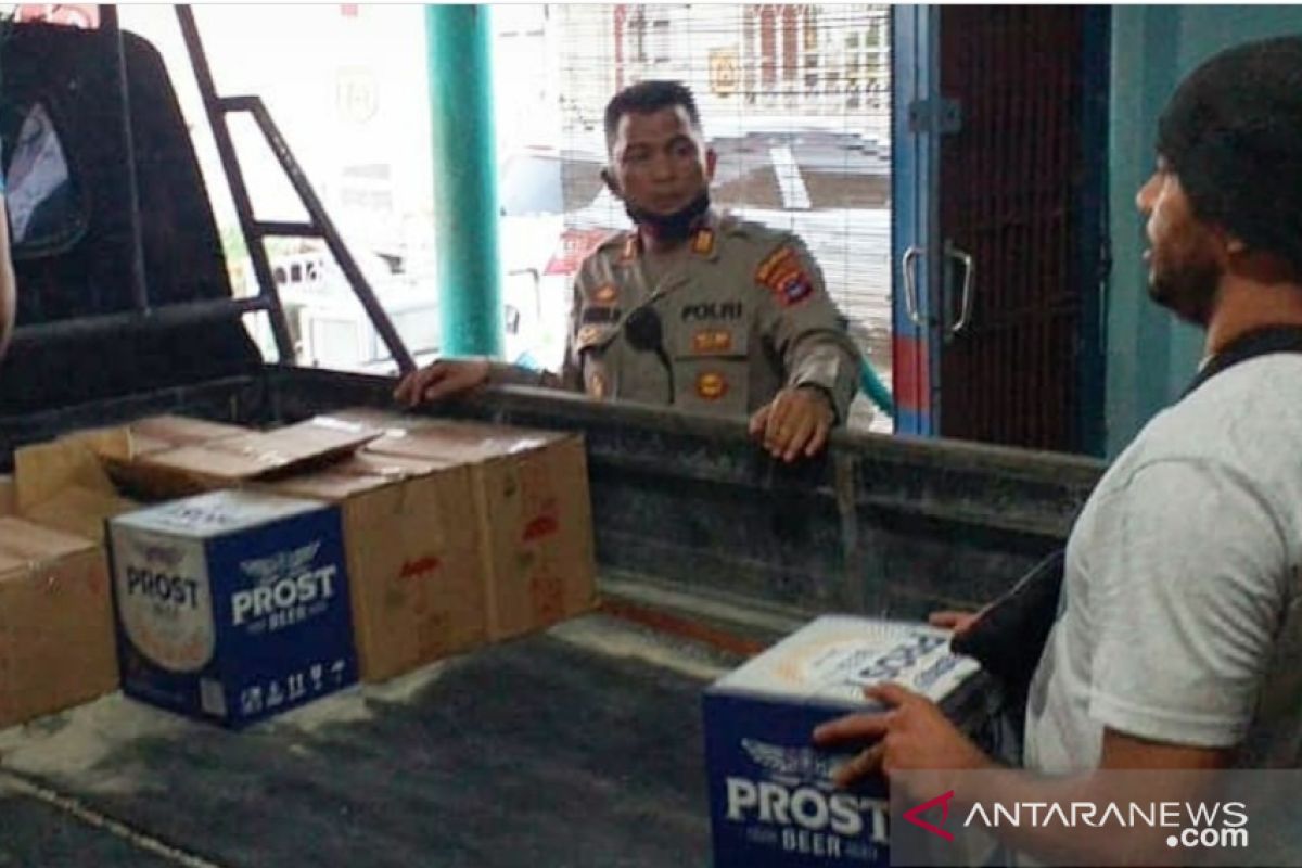 Polisi ungkap gudang miras di eks lokalisasi Pembatuan