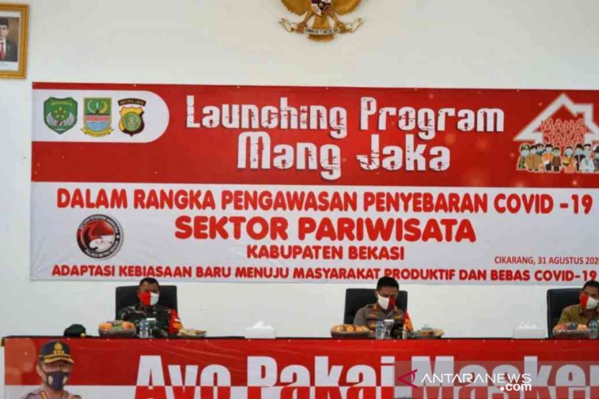 Program "Mang Jaka" cegah COVID-19 sektor wisata diluncurkan di Bekasi