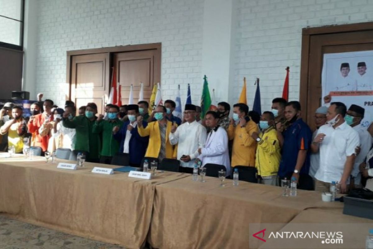 11 partai politik sepakat pasangkan Ibnu-Erfian untuk Pilkada Bangka Tengah