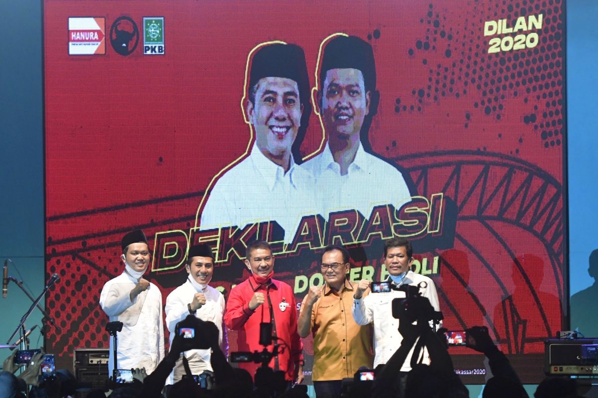 Deklarasi pasangan Dilan proyeksikan tiga pilar Makassar kota 'sombere'