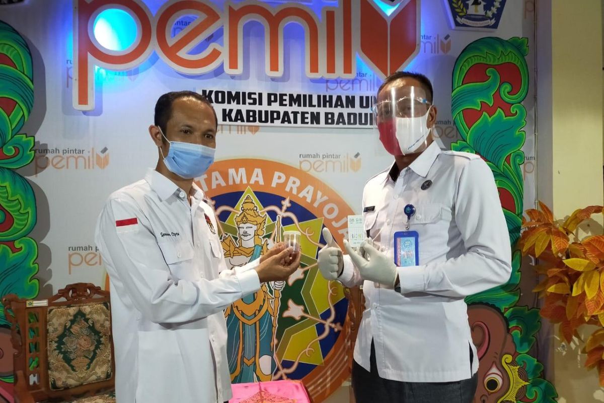 KPU Badung dan  BNN adakan tes urine ke penyelenggara pemilu