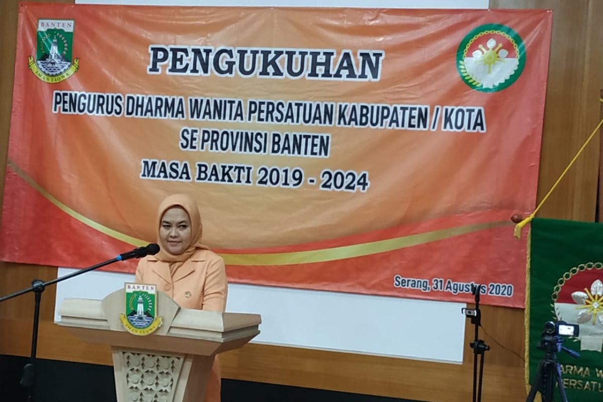 DWP Banten ajak anggotanya sosialisasikan wajib gunakan masker