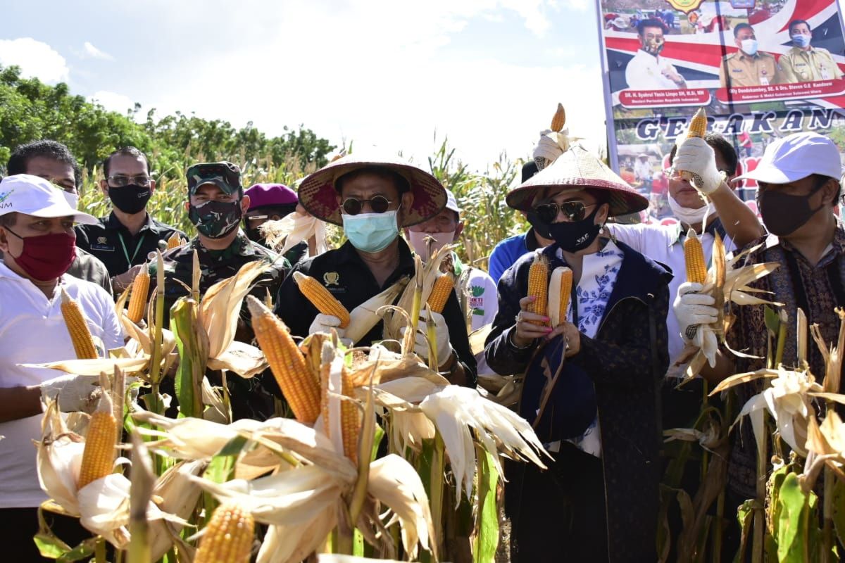 Mentan Syahrul beri semangat petani di Sulawesi Utara, ini ungkapannya